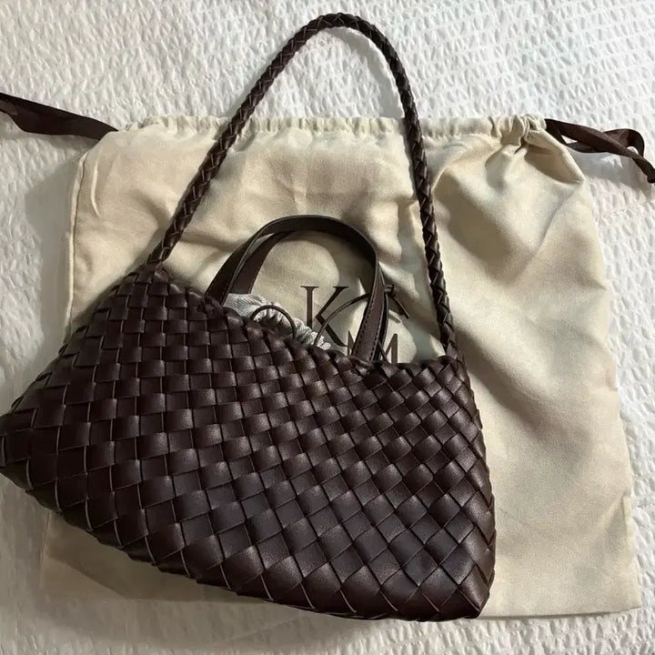 [BUNJANG] Comorebi Museum Weaving Bag Brown / 코모레비뮤지엄 위빙백 브라운 팔아요