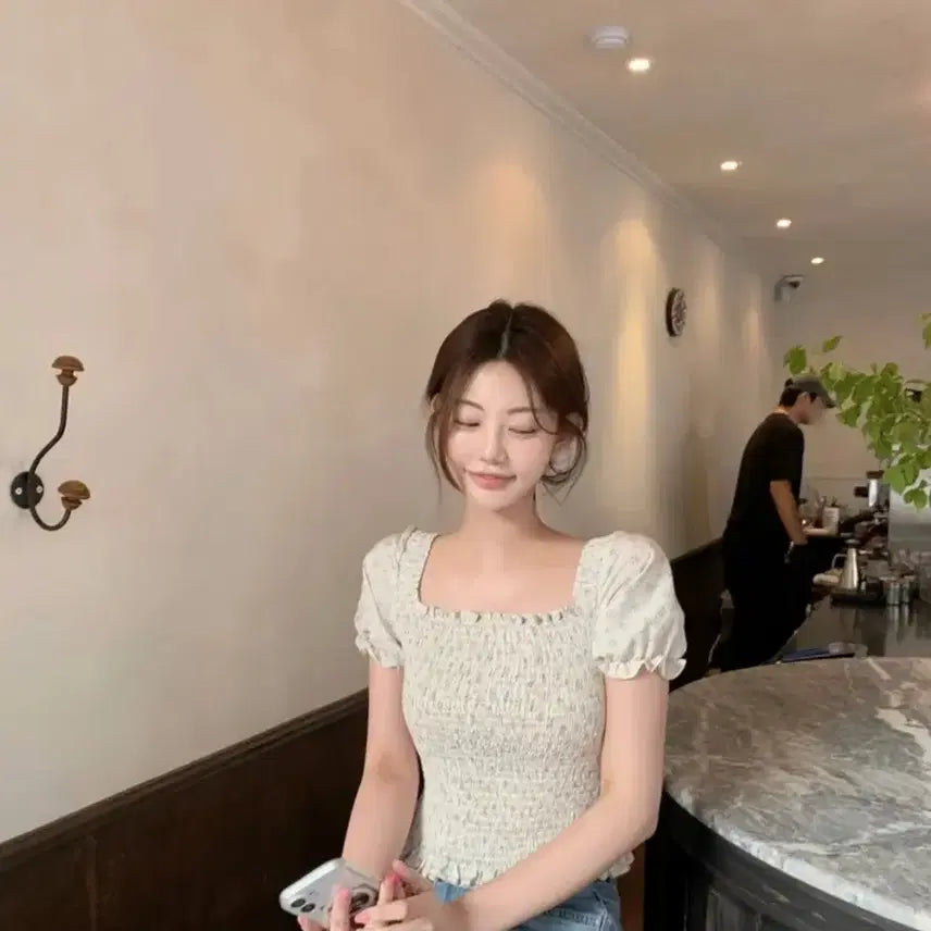 [SOLD OUT] 제니오 수지 스모크 블라우스 팔아요!