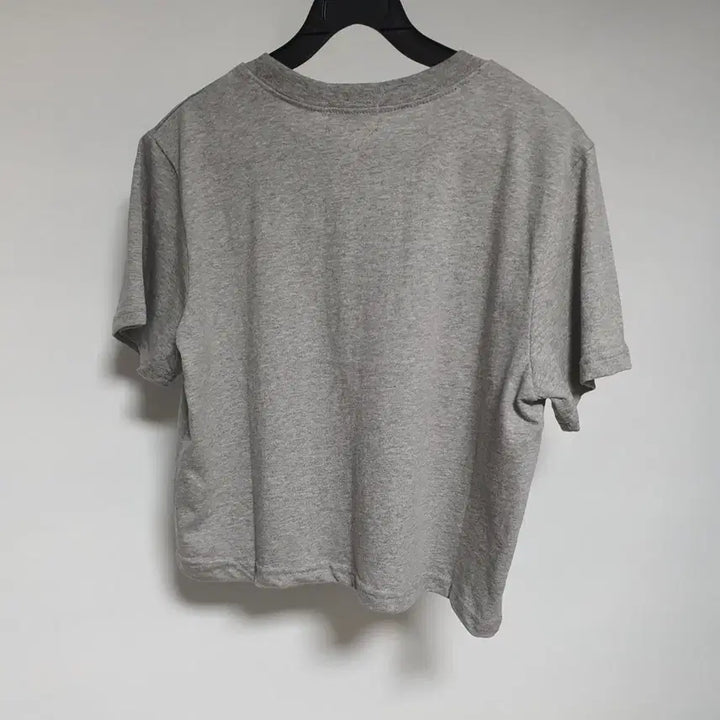 [BUNJANG] Lab Studio Gray Cropped Short-Sleeve T-Shirt Size S / lab studio 그레이 크롭 여자 반팔티셔츠 s