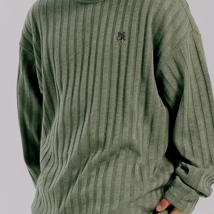 [BUNJANG] Romantic Crown Knit Crewneck XL / 로맨틱크라운 니트 크루넥 XL