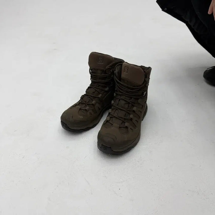 [BUNJANG] Salomon Quest 4D GTX Forces 2 Tactical Boots (Earth Brown, Size 290) / 살로몬(Salomon)전술 부츠인 퀘스트 4D GTX 포시스 290사이즈
