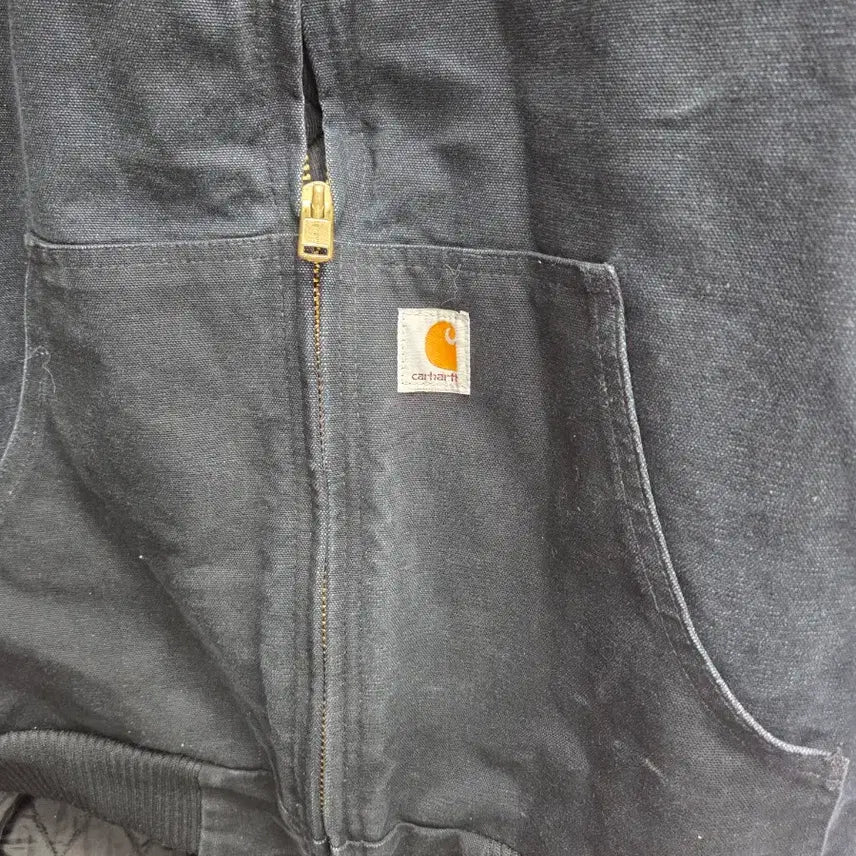 [BUNJANG] Carhartt Hooded Work Jacket Black / 칼하트 후드 워크 자켓 블랙