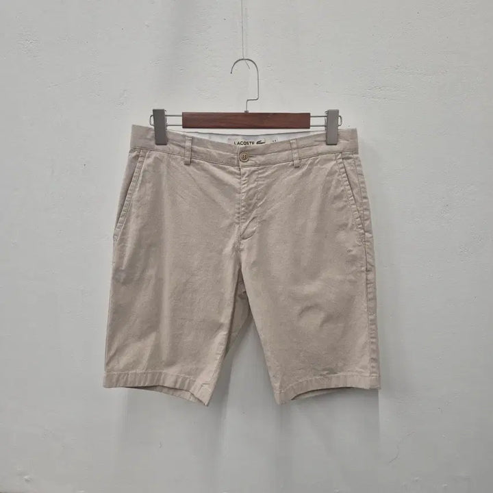 [BUNJANG] Lacoste Slim Fit Cotton Shorts Size 38 / 라코스테 슬림핏 코튼 반바지 38