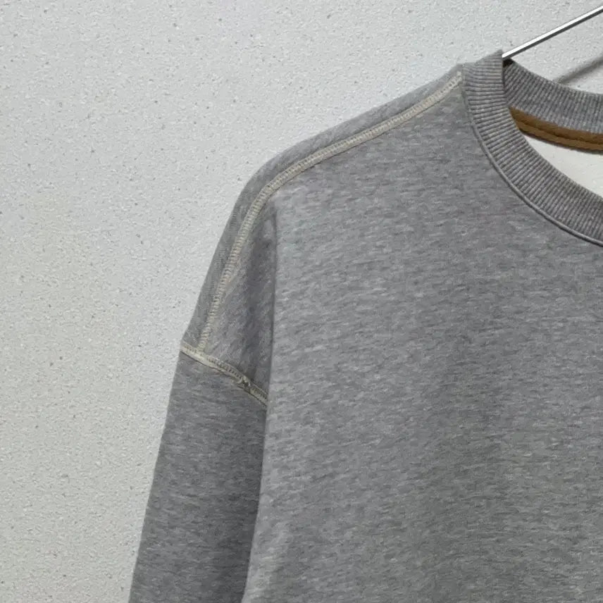 [BUNJANG] Roughside Oversized Sweatshirt Grey / (KR/2) 러프사이드 오버사이즈 스웻 그레이