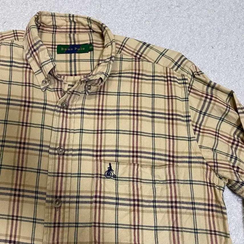 [BUNJANG] Beanpole Check Shirt (Size 90) / 빈폴 체크 셔츠 90