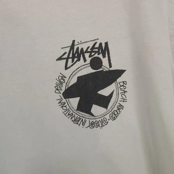 [BUNJANG] Stussy World Tour Short Sleeve T-Shirt White / 스투시 월드투어 반팔 티셔츠 화이트