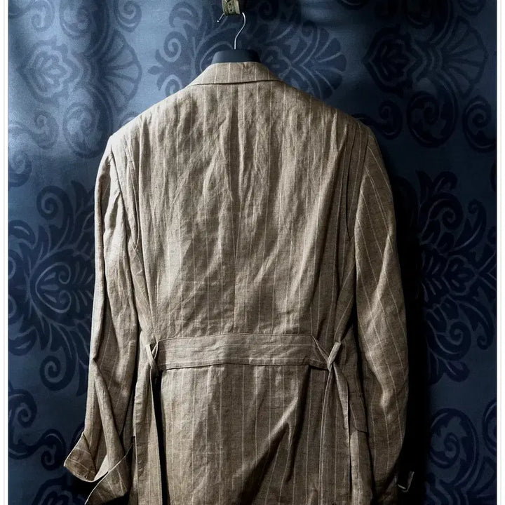 [BUNJANG] Italian Linen Safari Jacket / 이태리 린넨 사파리 자켓