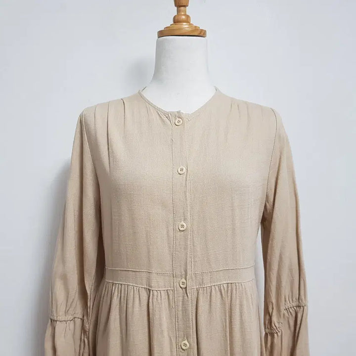 [BUNJANG] Beige Dress Size 66 / 1650/FLIP 여 66사이즈 베이지원피스/내옷방