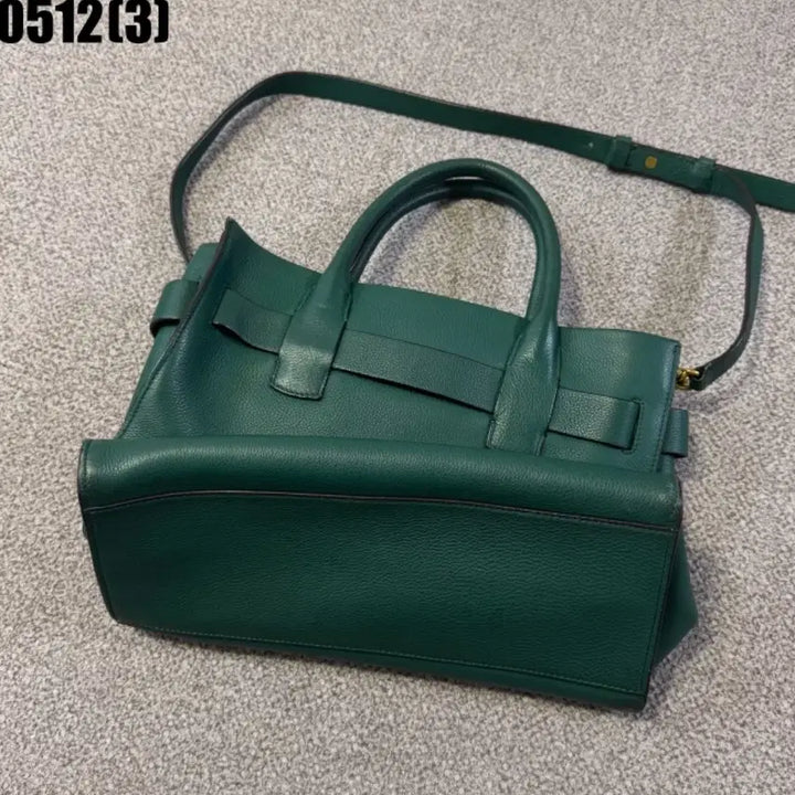 [BUNJANG] Tory Burch Green Tote Bag Shoulder Bag / 토리버치 가방 그린색 토트백 숄더백