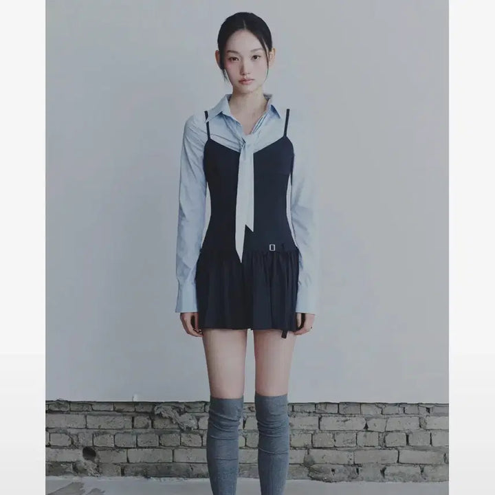 [BUNJANG] PAIN OR PLEASURE Bianca Dress Charcoal / 페인오어플레져 비앙카 드레스 (BIANCA DRESS charcoal)