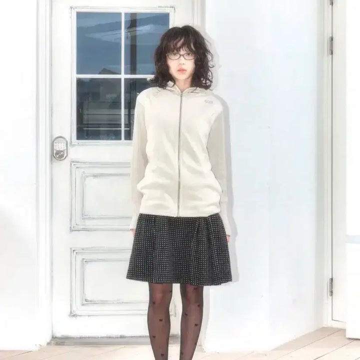 [BUNJANG] Omilewear 033 Balaclava Knit Zip-Up Ivory / Omilewear 033 balaclava knit zip up ivor