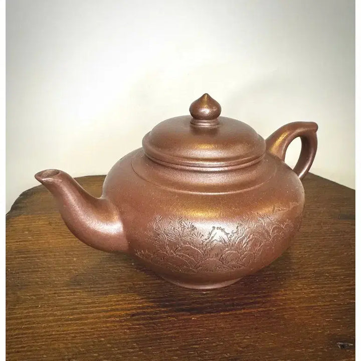 [BUNJANG] Chinese Zisha Teapot, Near Modern Period, Approx. 17.4 x 11 x 10.3 cm / 자사 차호