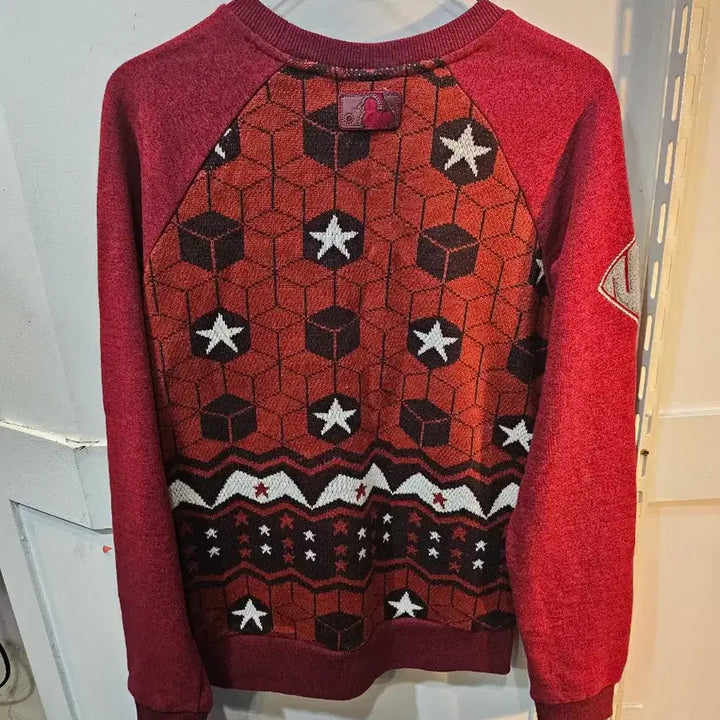 [BUNJANG] MLB New York Yankees Knit Sweater Red / MLB 뉴욕 양키스 니트 스웨터 레드
