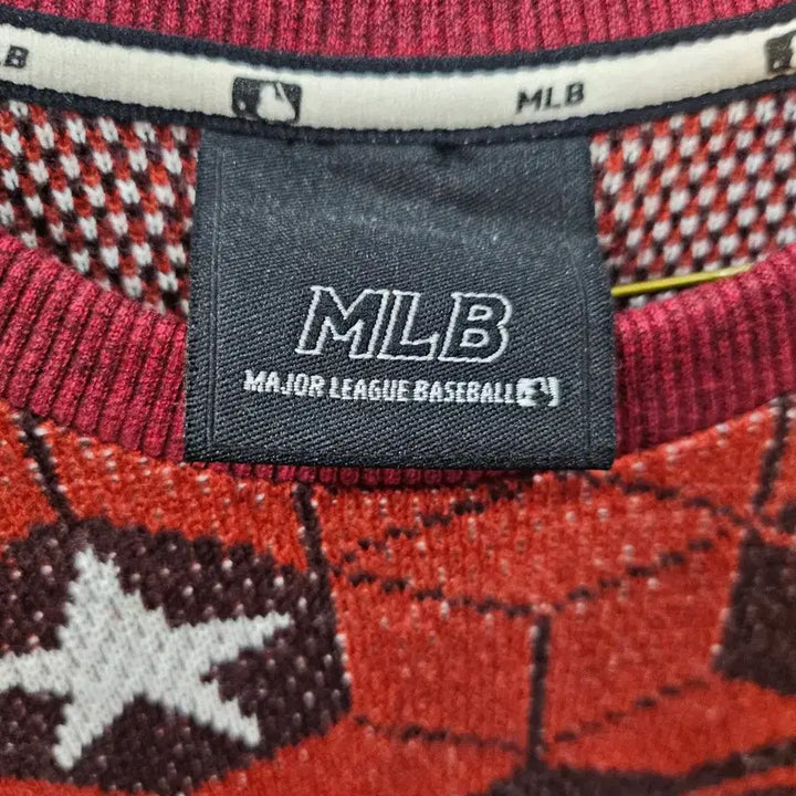 [BUNJANG] MLB New York Yankees Knit Sweater Red / MLB 뉴욕 양키스 니트 스웨터 레드