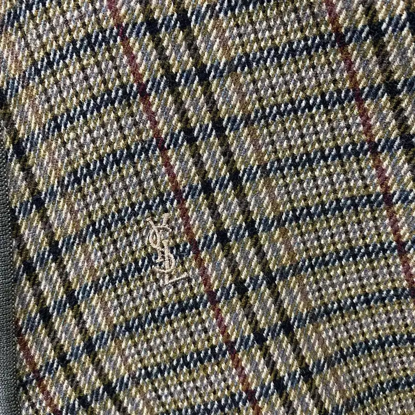 [BUNJANG] Yves Saint Laurent YSL Herringbone Knit Vest / 입생로랑 YSL 헤링본 베스트 100-105