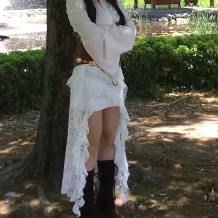 [BUNJANG] Cowgirl / Pirate Skirt and Necklace Set / 졸업사진 카우걸(해적) 치마,목걸이 판매