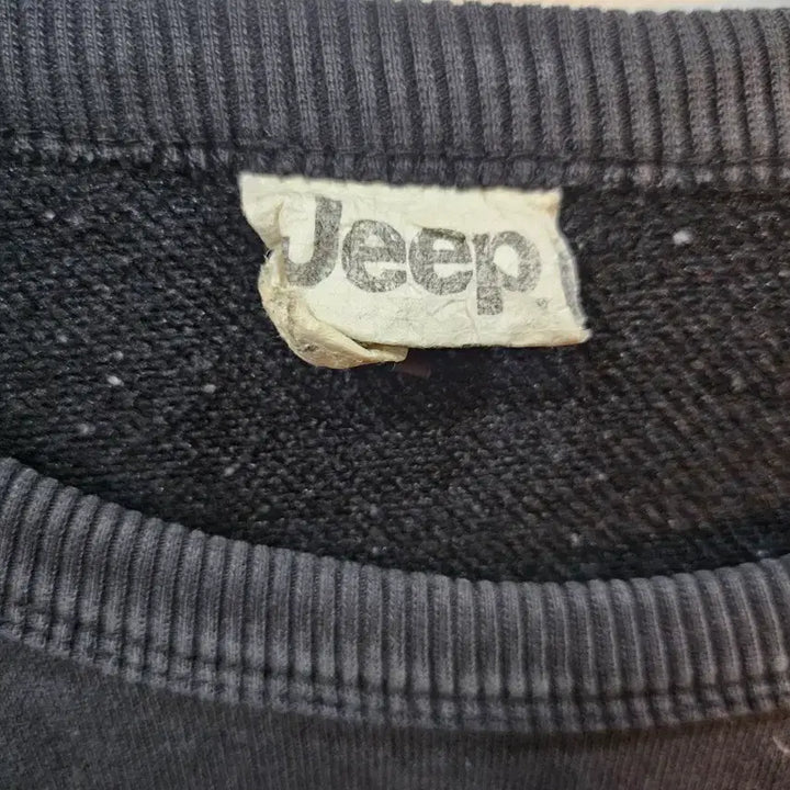 [BUNJANG] Jeep Black Sweatshirt T-shirt / <만원빈티지>지프 블랙 맨투맨 티셔츠