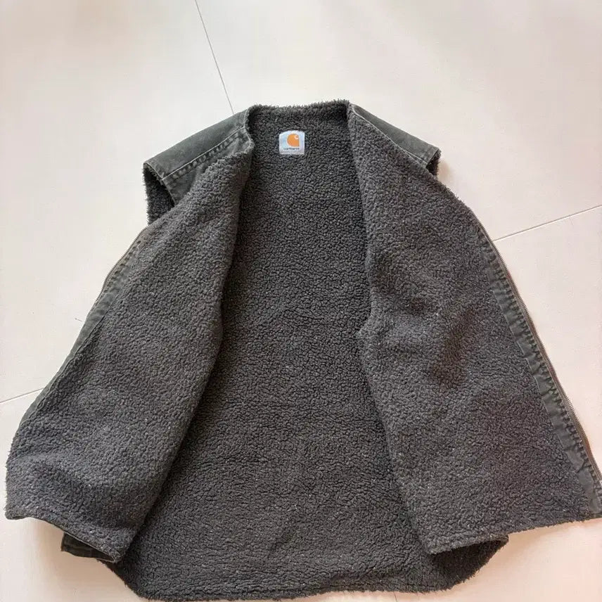 [BUNJANG] Vintage Carhartt V13 Sherpa Lined Work Vest / 칼하트 V13 쉐르파 워크 베스트