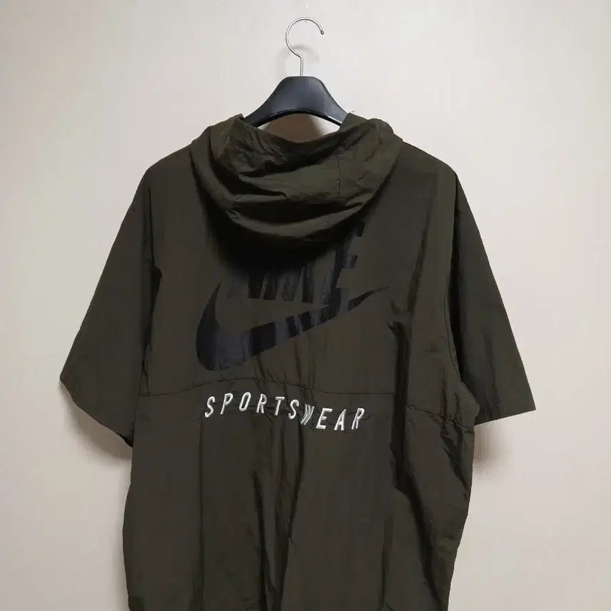 [SOLD OUT] 나이키 반팔 아노락 후드 바람막이 XXL