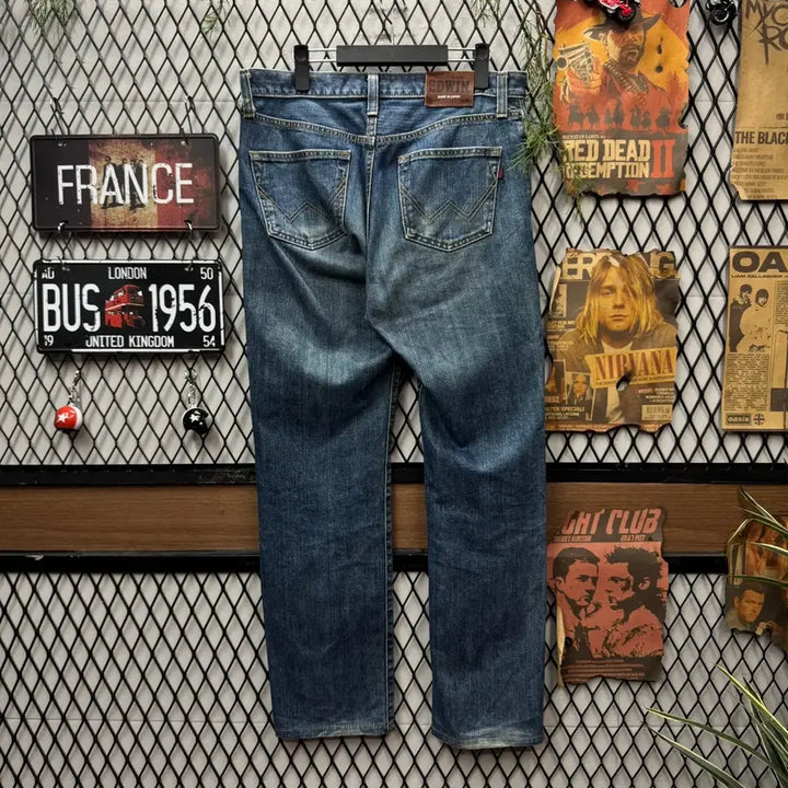 [BUNJANG] Edwin 00s 403 International Basic Denim Pants Medium Wash / 00s 에드윈 403 인터네셔널 베이직 데님 팬츠 중청