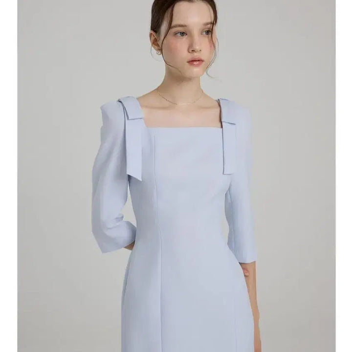 [BUNJANG] Floeum Starlight Blue Long Dress / 플로움 스타이블루원피스