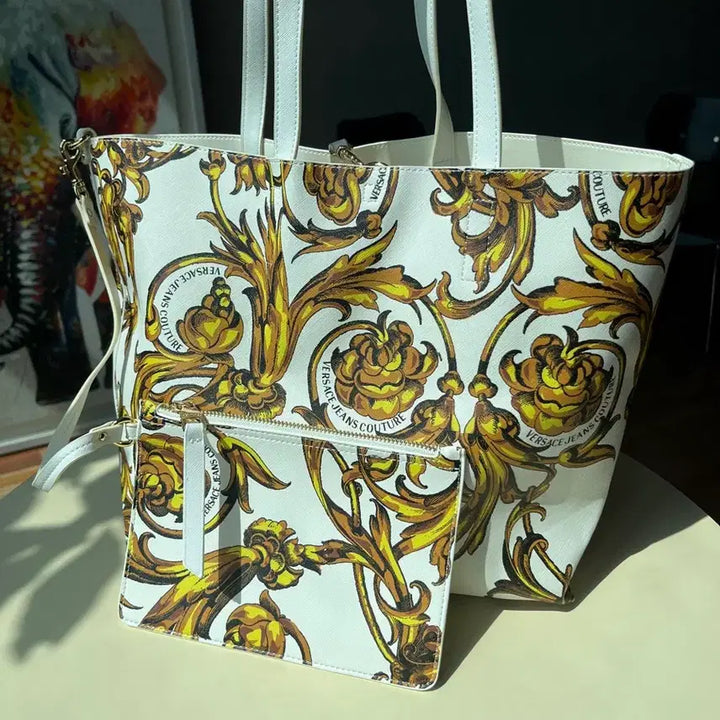 [BUNJANG] Versace Jeans Reversible Dot Bag with Pouch / 베르사체진스 리버시블 도트백
