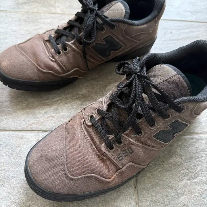 [BUNJANG] New Balance x thisisneverthat 550 Brown Black Sneakers / 뉴발란스 X thisisneverthat 550 브라운 블랙