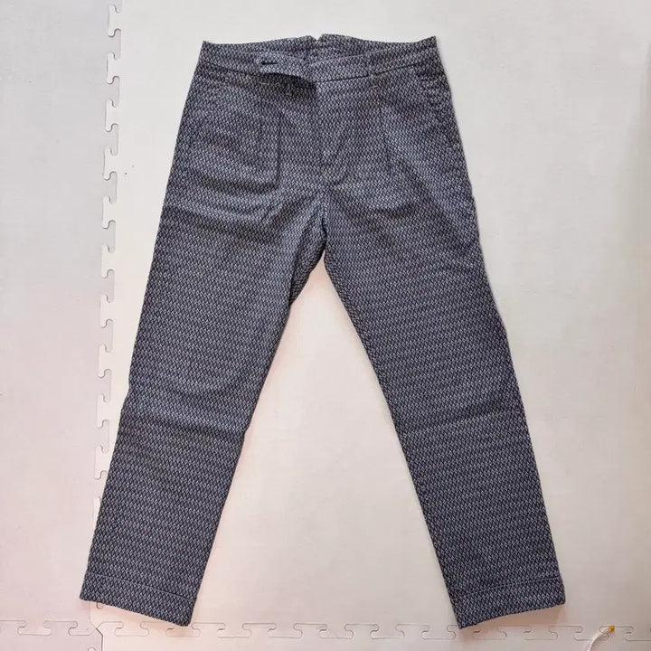 [BUNJANG] East Harbour Surplus Diamond Pattern Single Pleat Trousers / 이스트하버 서플러스 다이아몬드 패턴 원턱 카브라 팬츠
