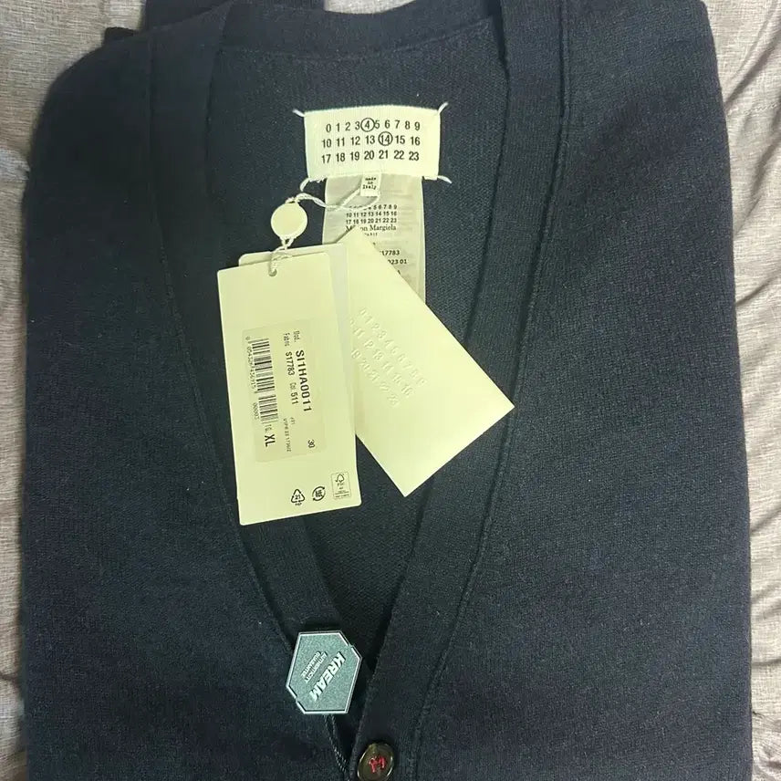 [BUNJANG] Maison Margiela Cashmere Cardigan Navy XL / 메종 마르지엘라 캐시미어 가디건 네이비 xl (새상품)
