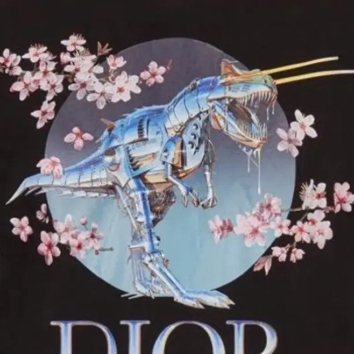 [BUNJANG] Dior x Sorayama Limited Edition Illustration T-Shirt Black / [M] 디올 x 소라야마 한정판 일러스트 티셔츠 블랙
