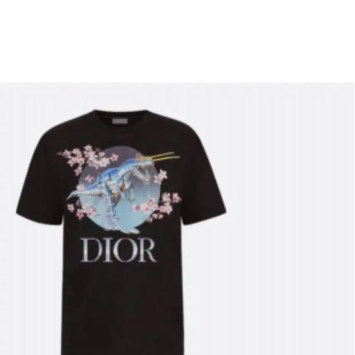 [BUNJANG] Dior x Sorayama Limited Edition Illustration T-Shirt Black / [M] 디올 x 소라야마 한정판 일러스트 티셔츠 블랙