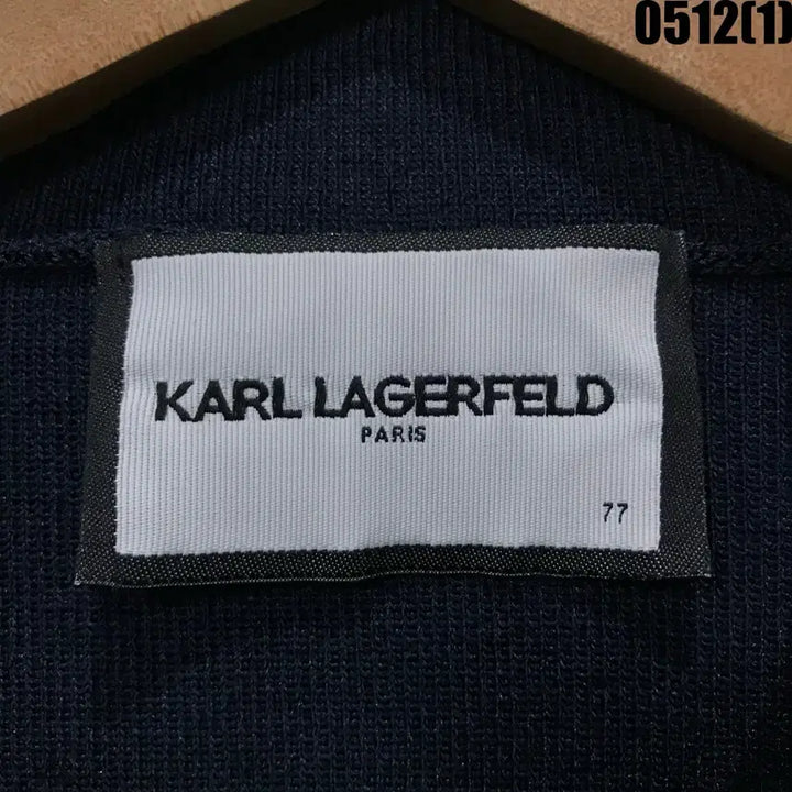 [BUNJANG] Karl Lagerfeld Navy Short Sleeve Cardigan M / 칼 라거펠트 네이비 반팔 가디건 m