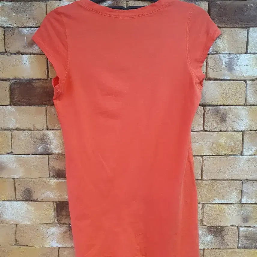 [BUNJANG] Theory Orange Short Sleeve T-Shirt / Theory 띠어리 오렌지 반팔 티셔츠