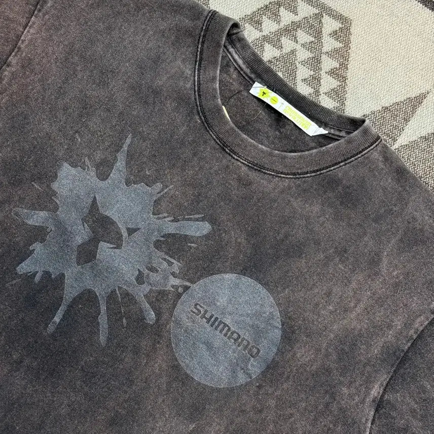 [BUNJANG] Shimano Japan Vintage Washed Cotton T-Shirt / SHIMANO Japan 빈티지 워시드 티셔츠