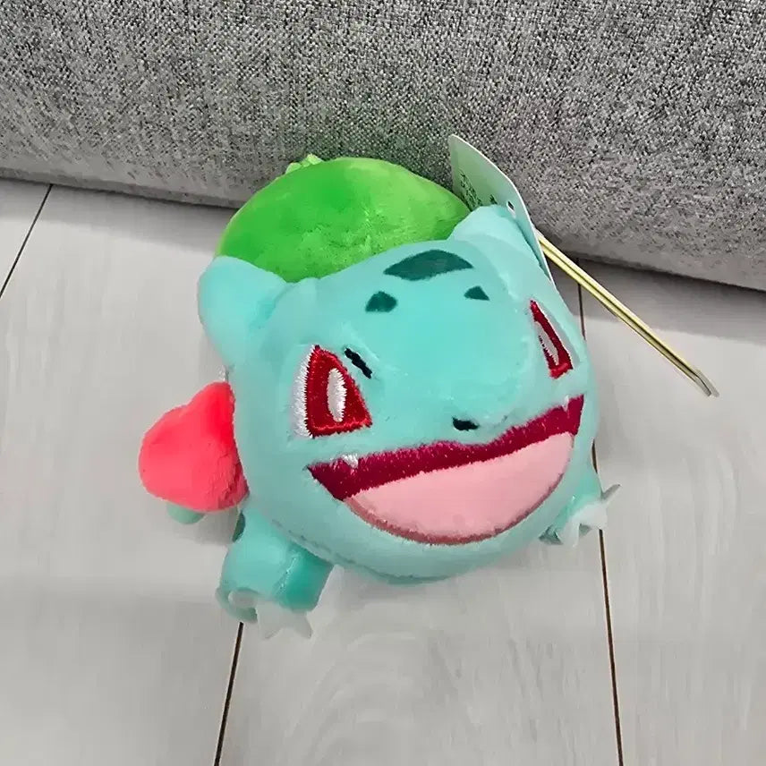 [BUNJANG] Pokemon Bulbasaur Plush Bag Charm Keychain 10cm / 포켓몬스터 이상해씨 봉제인형 10cm 가방고리 키링