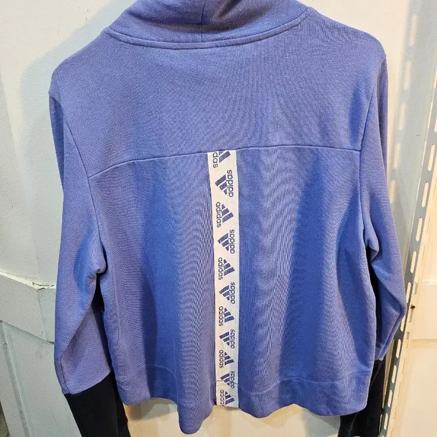 [BUNJANG] Adidas Purple/Black High Neck Sweatshirt / <만원빈티지>아디다스 퍼플/블랙 하이넥 맨투맨