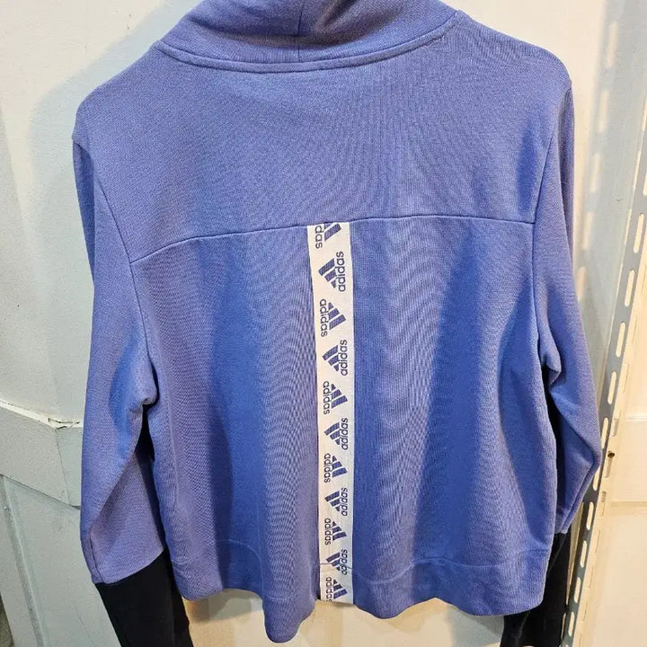 [BUNJANG] Adidas Purple/Black High Neck Sweatshirt / <만원빈티지>아디다스 퍼플/블랙 하이넥 맨투맨