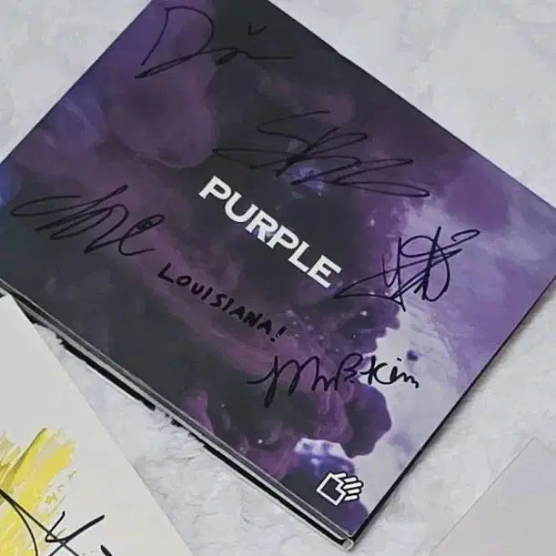 [BUNJANG] Touched Purple Autographed Album CD First Press / (급전) 터치드 퍼플 앨범 CD 초판 싸인앨범