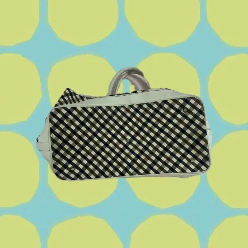 [BUNJANG] Mori Hagumi Nerd Preppy Check Vintage Tote Bag / 모리 하구미 너드 프레피 체크 빈티지 토트백 가방