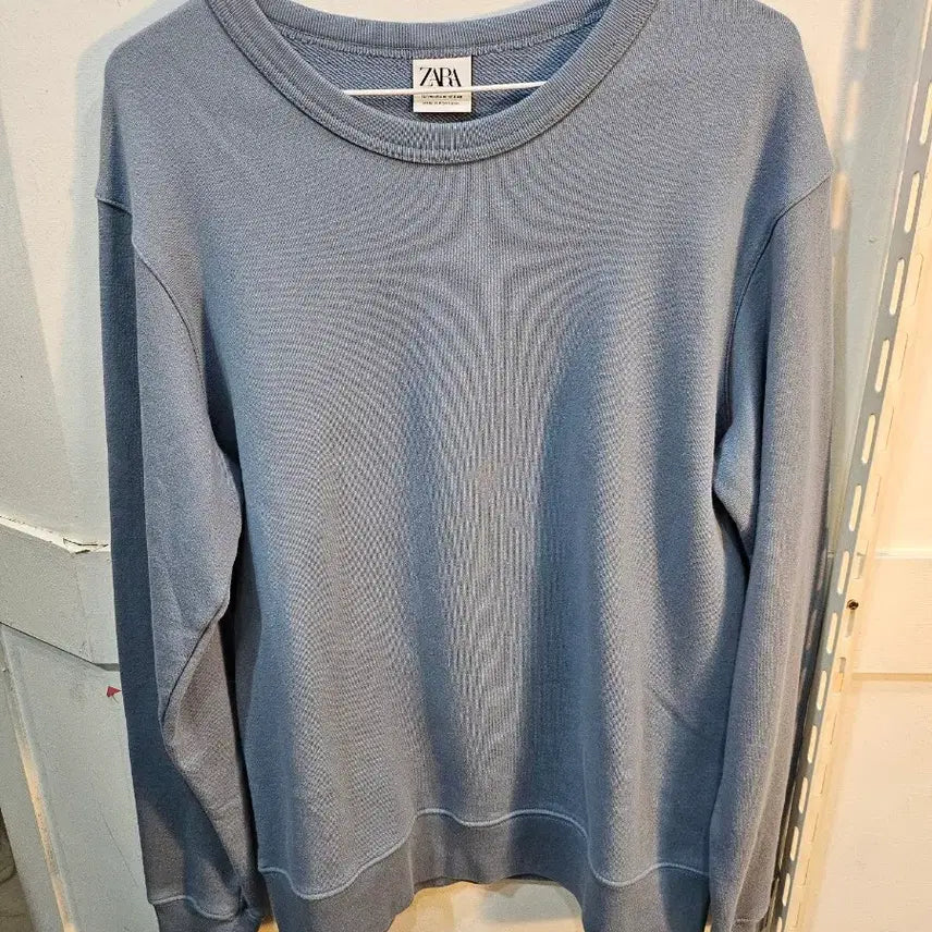 [BUNJANG] ZARA Blue Sweatshirt / <만원빈티지>자라 블루 맨투맨 티셔츠