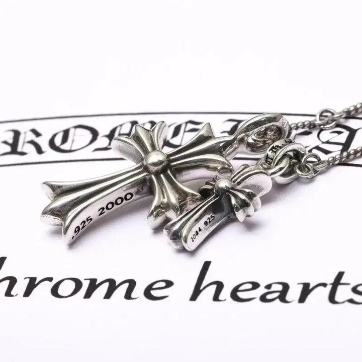 [BUNJANG] Chrome Hearts Classic Cross Necklace Sterling Silver / 크롬하츠 클래식 크로스 목걸이