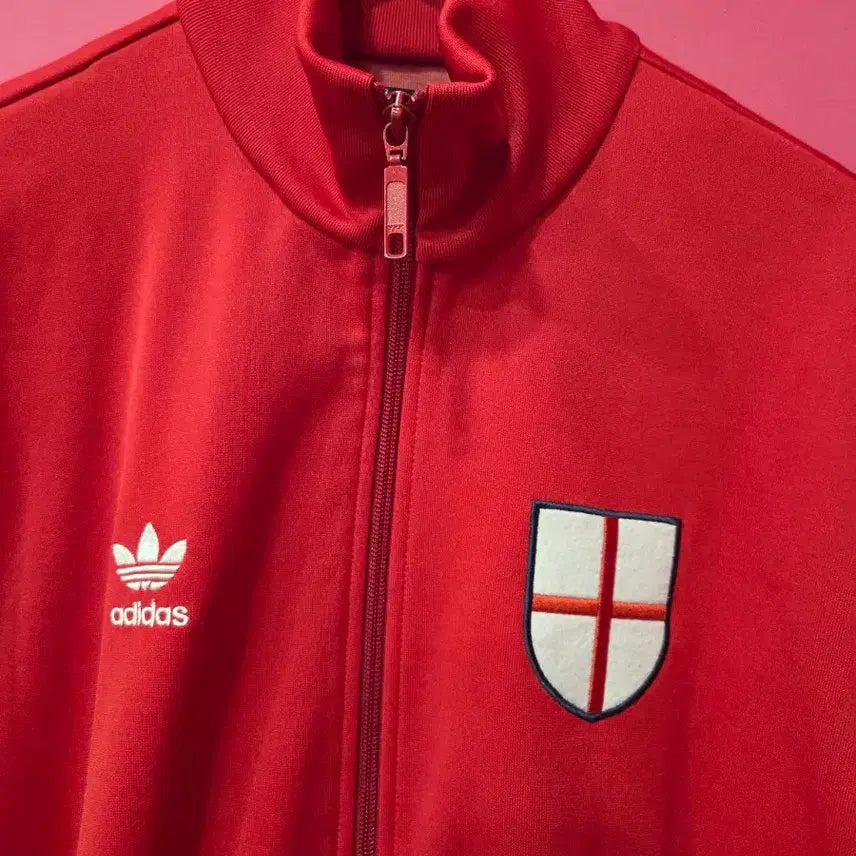 [BUNJANG] Adidas England National Team Red Track Top / 아디다스 잉글랜드 국대 레드 트랙탑 p385
