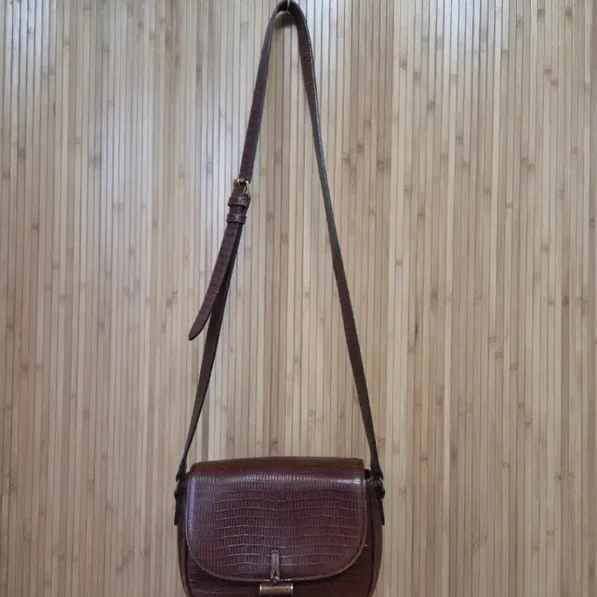 [BUNJANG] TUTIE Cabio Mini Lizard Marron Bag / 투티에 카비요 미니 리자드마롱