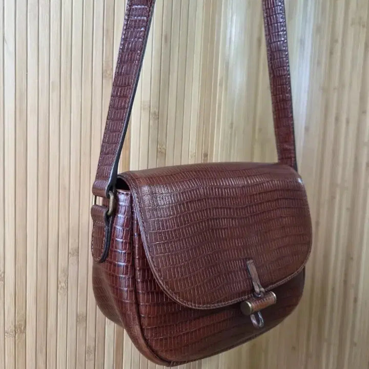 [BUNJANG] TUTIE Cabio Mini Lizard Marron Bag / 투티에 카비요 미니 리자드마롱