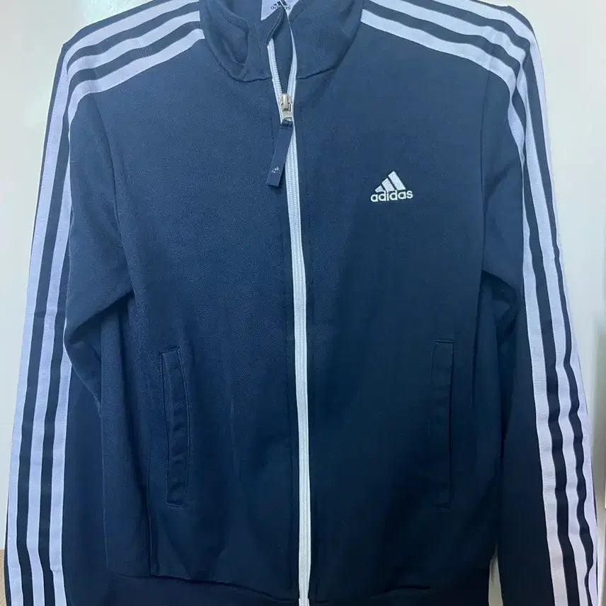 [BUNJANG] Adidas Three-Stripes Track Top Navy / 아디다스 삼선 트랙탑 네이비