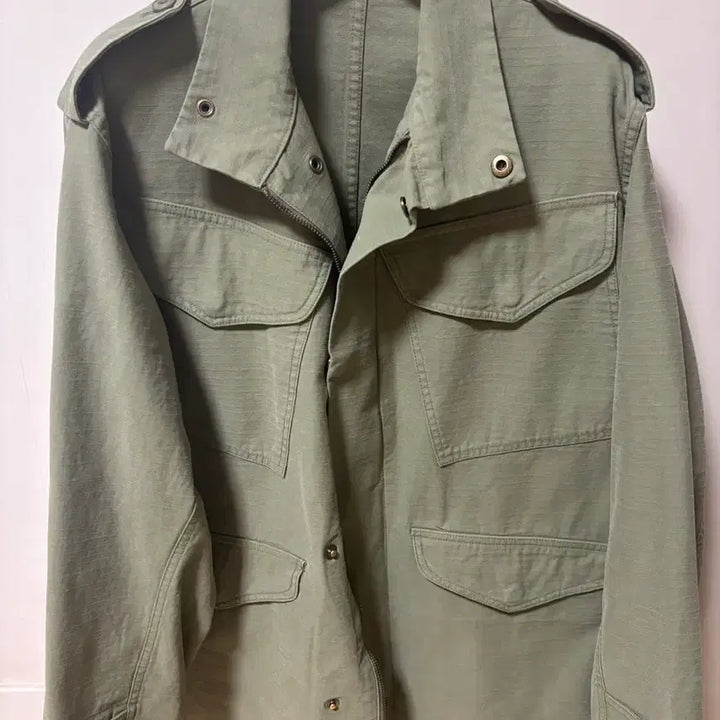 [BUNJANG] MONOHA Washed Military Jacket Khaki / 모노하 밀리터리 washed military jacket khaki