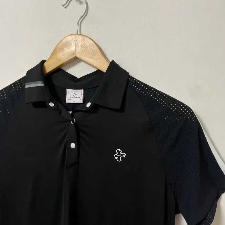[BUNJANG] Louis Castel Golf Functional Spandex Short Sleeve Polo T-Shirt / 55-66 루이까스텔 골프 기능성 스판 반팔 카라티 정품