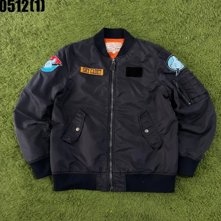 [BUNJANG] Avirex MA-1 Sky Cadet Flight Jumper Black / 아비렉스 MA-1 스카이 카뎃 항공점퍼 블랙