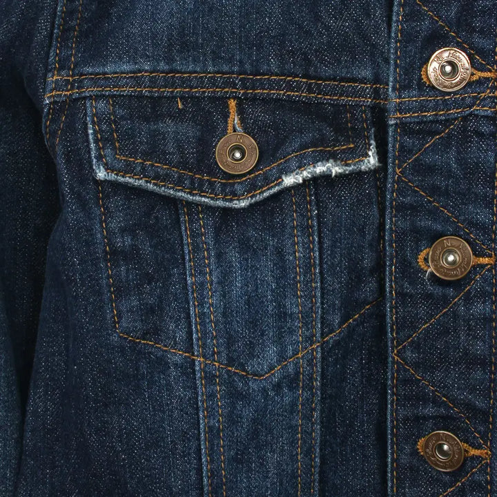 [BUNJANG] Vintage Japanese Medium Wash Denim Jacket / 일본 빈티지 중청 데님 청 자켓