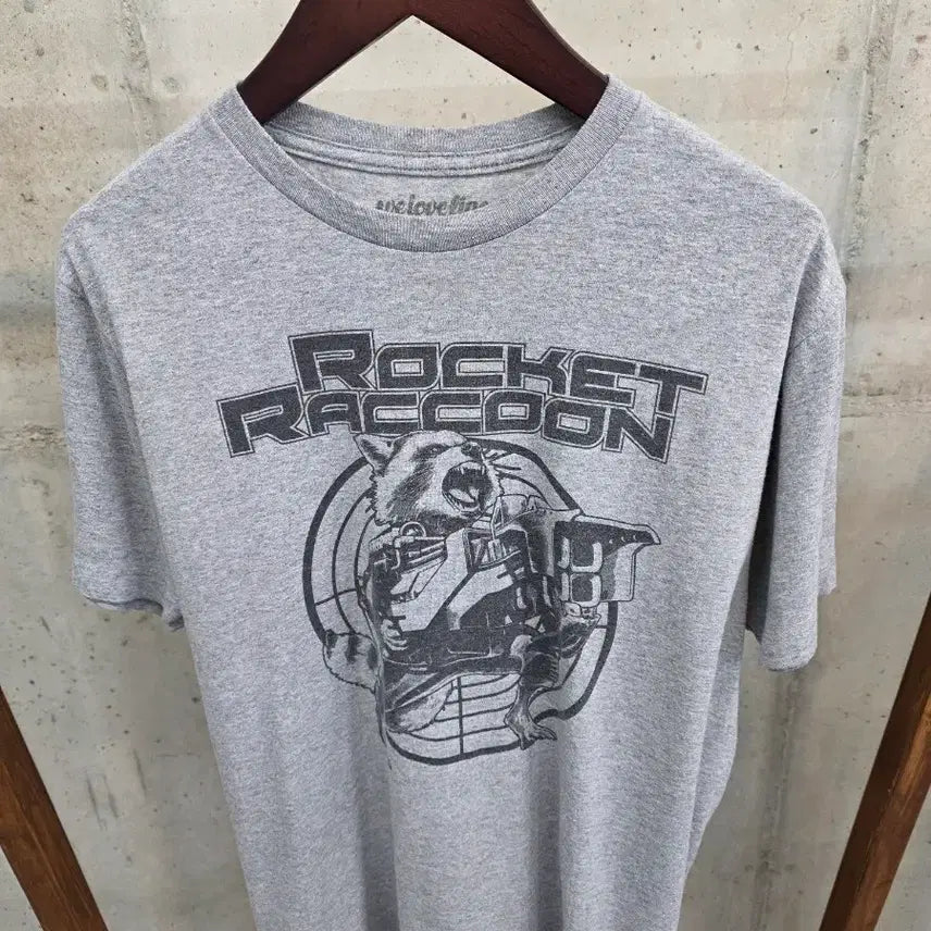 [BUNJANG] Guardians of the Galaxy Rocket T-Shirt / [M]가디언즈 오브 갤럭시 로켓 반팔